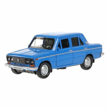 Игрушка машина Ваз-2106 Жигули, 12 см, (инерц. механизм, открываются двери и багажник) Технопарк