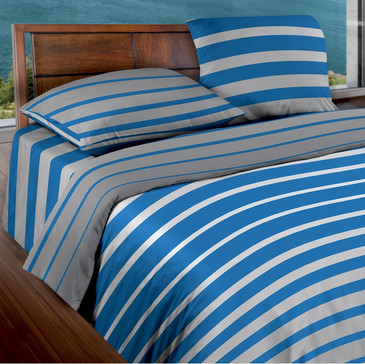 Комплект постельного белья Stripe Blue Wenge