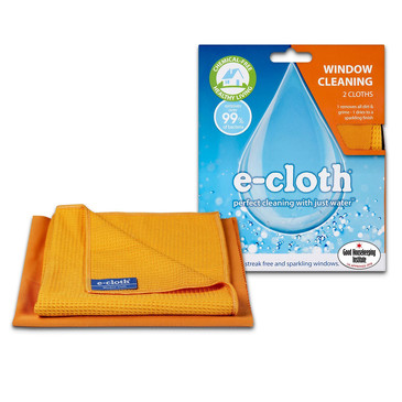 Салфетка для мытья окон и салфетка для полировки/очистки стекла E-Cloth