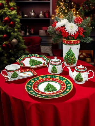 Набор салатников Новогодняя ёлка (500 мл и 260 мл) Elan Gallery