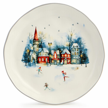 Тарелка закусочная С Новым Годом! 17х3 см Agness