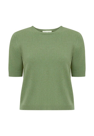 Футболка с кашемиром Нежная Олива Amur by Marushik