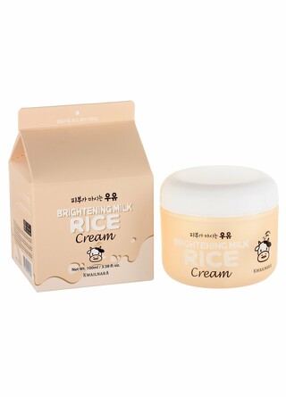 Крем для лица осветляющий Brightening Milk Rice Cream 100 мл Welcos
