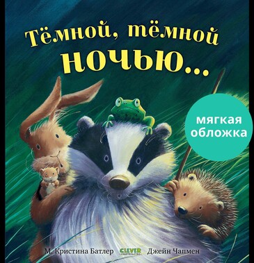 Книжки-картинки. Тёмной, тёмной ночью...(мягкая обложка) Батлер М. Кристина Clever