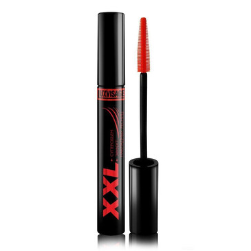 Тушь для ресниц Суперобъем, эффект накладных ресниц XXL, черный, 9 гр Luxvisage