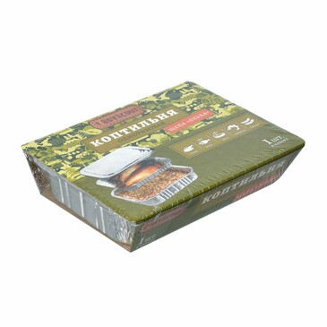 Коптильня одноразовая (в комплекте ольховая щепа), 20х15х5 см BoyScout