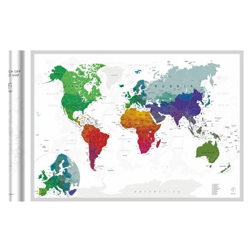Скретч карта мира (формат А1) Afi Design