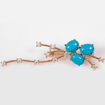 Брошь Lotus jewelry