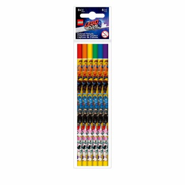 Набор цветных карандашей (6 шт.) Movie 2 Lego