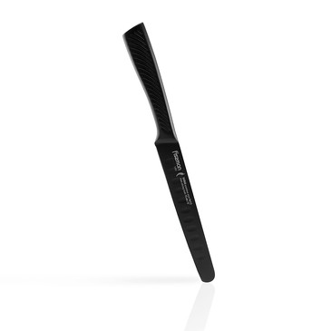 Нож SHINAI для тонкой нарезки с выточками 15см с покрытием Graphite Fissman