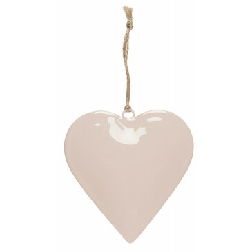 Подвесное украшение Heart beige 10 см  Ib Laursen
