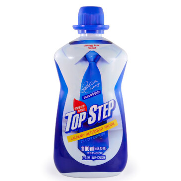 Жидкое средство для стирки TOP STEP-Сила 5 ферментов (антибактериальное, биоразлагаемое) 1100 мл Kmpc