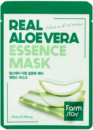 Тканевая маска для лица с экстрактом алоэ, 23мл  Farmstay
