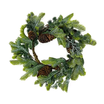 Венок еловый с шишками ø40 см Christmas Deluxe