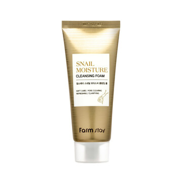 Пенка для лица с муцином улитки увлажняющая Snail Moisture Cleansing Foam 100 мл FarmStay