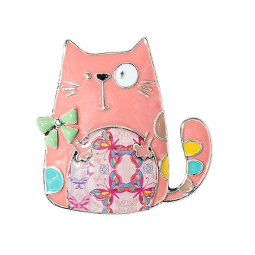 Брошь Кот бант Shadore Sand Song