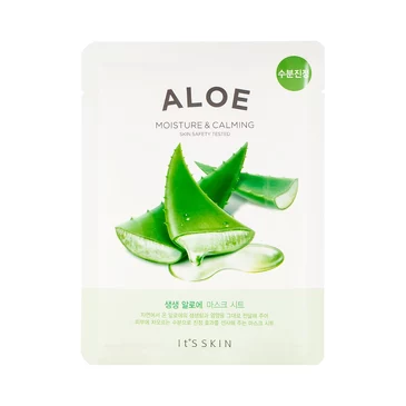 Успокаивающая тканевая маска с алоэ вера The Fresh Aloe Mask Sheet 18 г It'S Skin