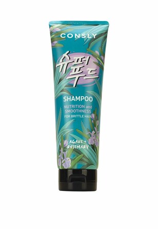 Шампунь для волос питательный и восстанавливающий с экстрактами агавы и розмарина, 250 мл Consly