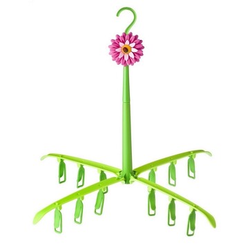 Приспособление для развешивания мокрой одежды Flower power Vigar