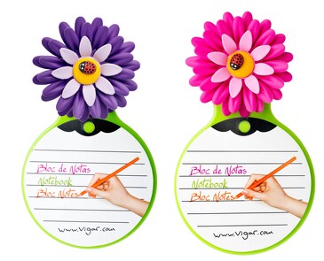 Блокнот на магните Flower power Vigar