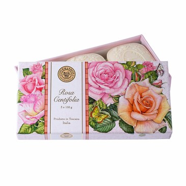 Набор подарочный мыла парфюмированного Роза, 3х150 г,  Gourmandise