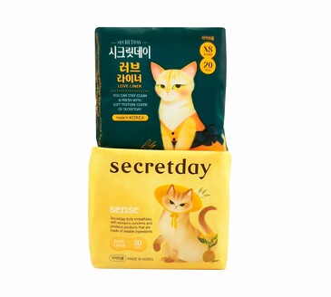 Прокладки Love Liner и Sense гигиенические, 40 шт. (15 см) Secret Day
