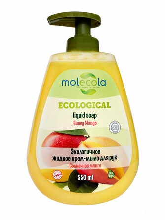 Крем-мыло для рук, экологичное, 550 мл, Molecola