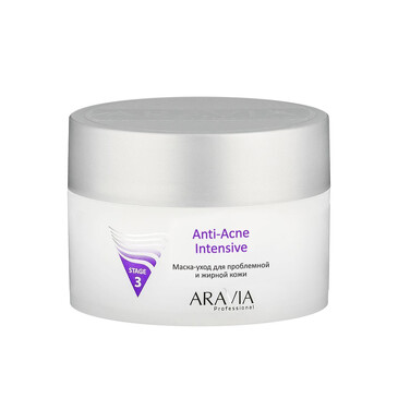 Маска-уход для проблемной и жирной кожи Anti-Acne Intensive 150 мл Aravia Professional