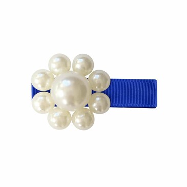 Заколка-зажим Pearl Flower, коллекция Pearl Grosgrain Milledeux