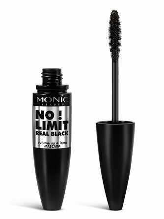 Тушь для ресниц No Limit! Real Black Volume&Long, черная, 14 г Monic Beauty