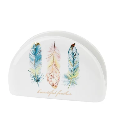 Салфетница Перья 5х9х13, Nouvelle Home