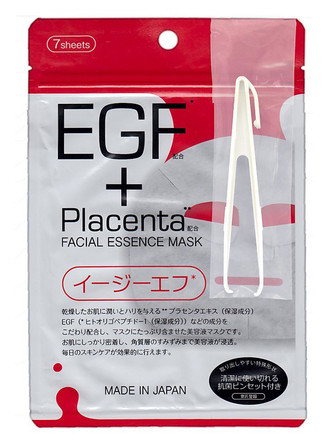 Маска с плацентой и EGF фактором, 7 шт. Japan Gals