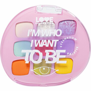 Палетка теней для век Eyeshadow Palette I’m who I want to be 01, 7,2 г Love Generation