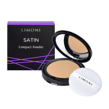 Пудра компактная Satin 03 тон, 10 мг Limoni