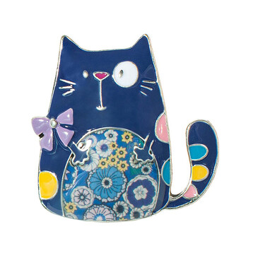 Брошь Кот бант Shadore Sand Song