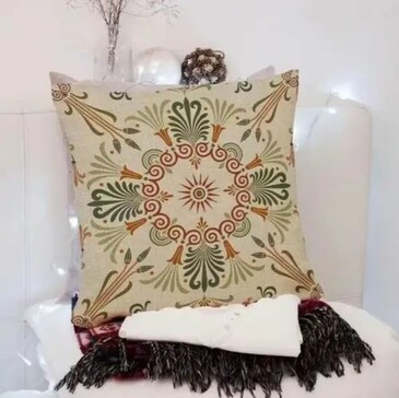 Наволочка декоративная для сада и улицы Щербет 003 45х45 см Zaberite