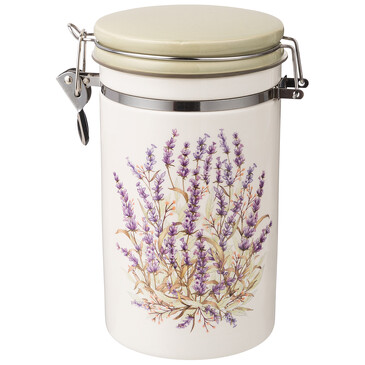 Емкость для сыпучих продуктов Душа Прованса 10х10х18,5 см, 980 мл  Agness