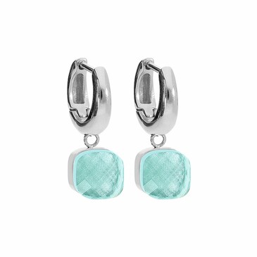 Серьги Firenze soft aqua Qudo
