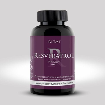 Пищевая добавка. Ресвератрол No 60, (60 капсул) Altai