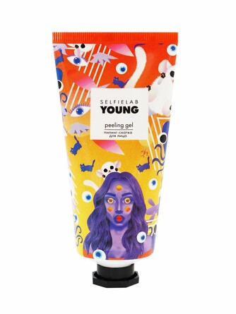 Пилинг-скатка для лица, линия Young, 50 г SelfieLab
