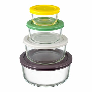 Набор контейнеров для запекания и хранения круглые с крышками (4 шт.) Smart Solutions