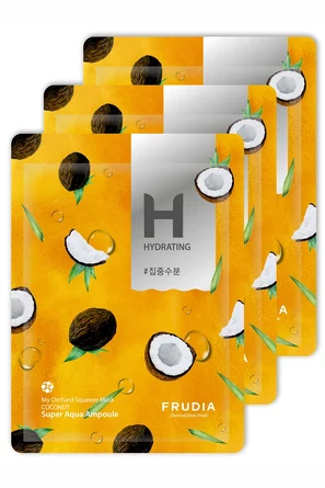 Набор (3 шт.) Маска питательная для лица с кокосом My Orchard, 3х20 мл Frudia