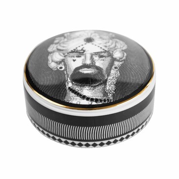 Шкатулка фарфоровая Sagrada Familia il trasgressivo, круглая 13х6 см Baci Milano