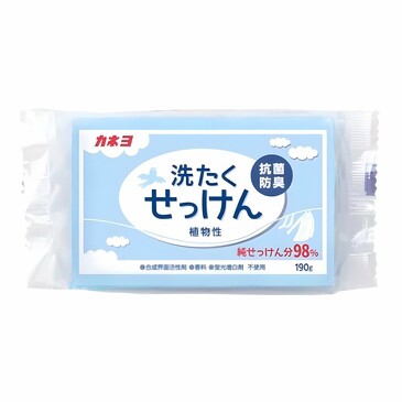 Хозяйственное мыло  для стойких загрязнений с антибактериальным и дезодорирующим эффектом , 190 г Kaneyo