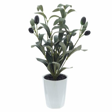 Дерево искусственное в кашпо Олива 11х30х15 см the Mia