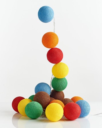 Гирлянда из 20 хлопковых шариков (от батареек) Lares&Penates