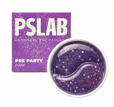 Патчи-глиттер с гиалуроновой кислотой для интенсивного увлажнения PRE PARTY, 80 шт. Pslab