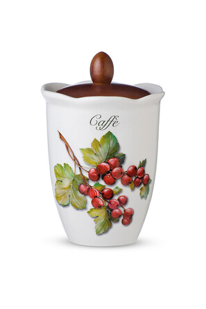 Ёмкость для кофе с крышкой Frutti di Bosco 19 см Nuova Cer