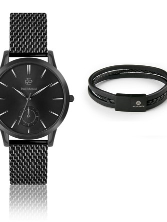 Комплект: наручные часы и браслет Paul McNeal