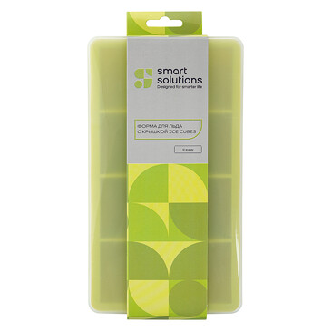Форма для льда с крышкой Ice cubes, 8 ячеек Smart Solutions